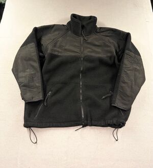 DSCP By Peckham Jacket Mens Size XL Black Polartec Fleece Cold Weather Military